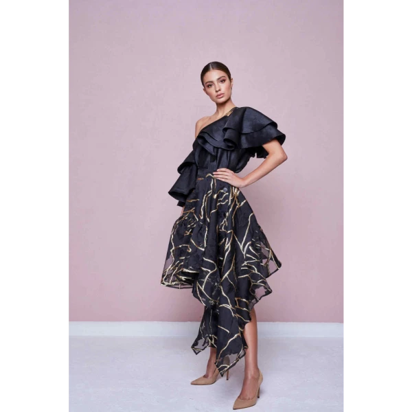 Greek goddess black blouse Clothing blouse Luxury Shoes 