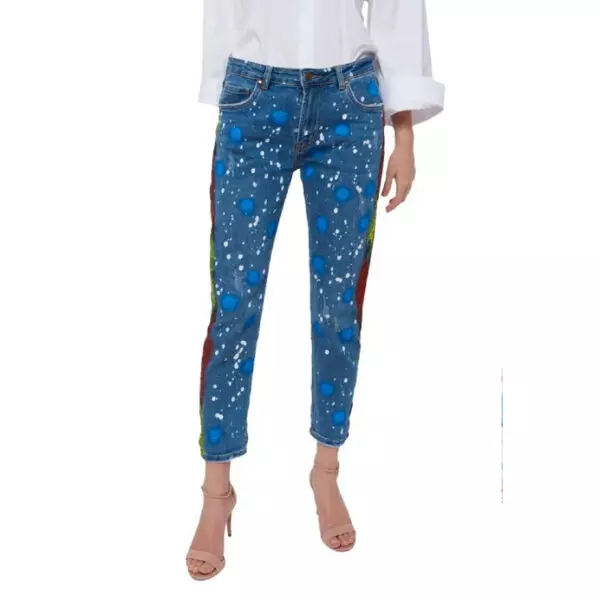 Arena Martinez Hand Painted Jeans III, view 2