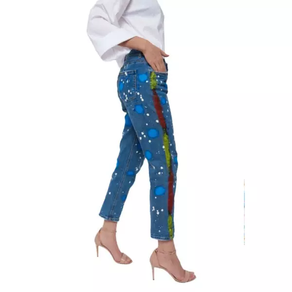 Arena Martinez Hand Painted Jeans III, view 3