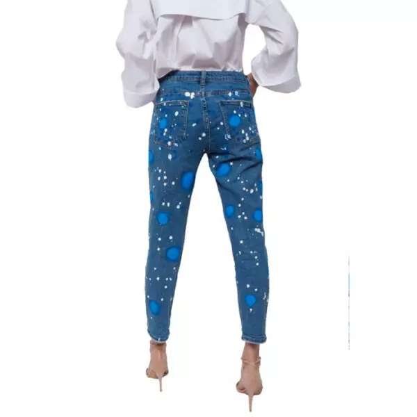 Arena Martinez Hand Painted Jeans III, view 4