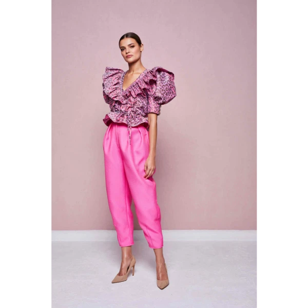 Tulip Fairy pink asymmetrical dress Clothing designer Luxury Shoes 