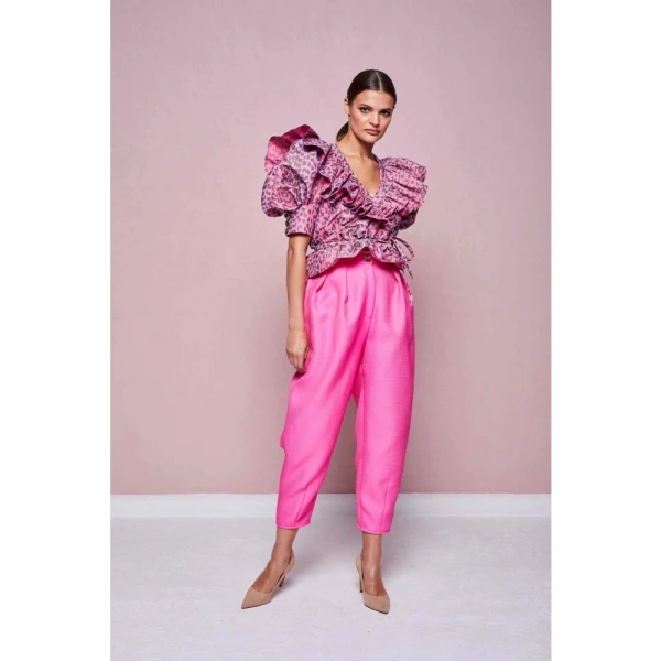 Tulip Fairy pink asymmetrical dress Clothing designer Luxury Shoes 