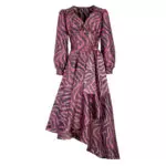 Jungle gardenia pink brown textured dress Clothing designer Luxury Shoes 