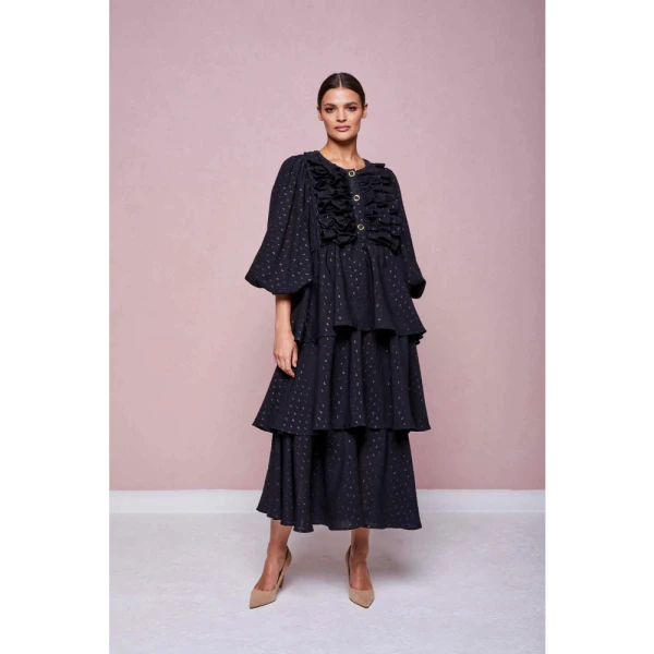 Jungle gardenia pink brown textured dress Clothing designer Luxury Shoes 