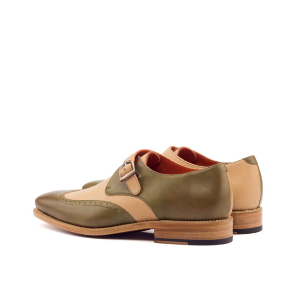  Luxury Handbags by you Green Single Monk Shoe, view 2