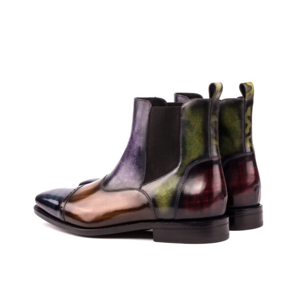  Luxury Handbags by you Hand Made Patina Chelsea Multi Boot Shoe, view 2