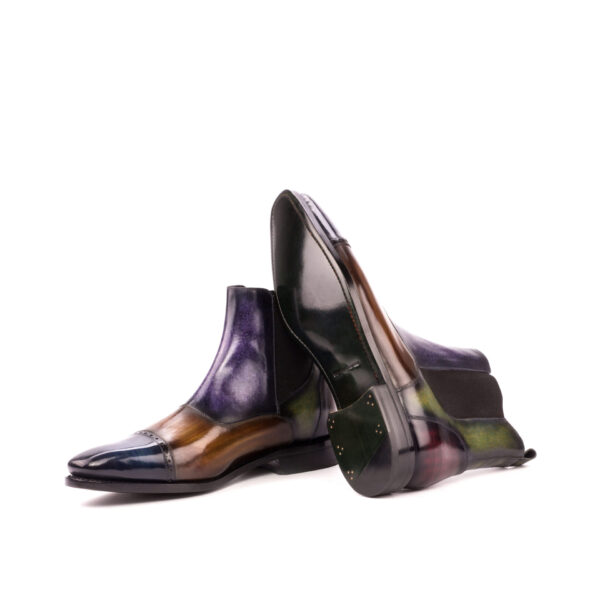  Luxury Handbags by you Hand Made Patina Chelsea Multi Boot Shoe, view 3