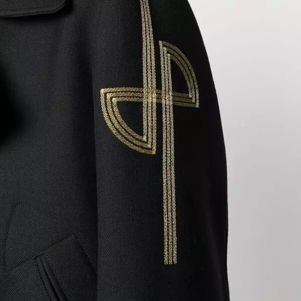 Patou Double breasted coat, view 5