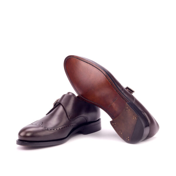  Luxury Handbags by you Brown Single Monk Shoe, view 3