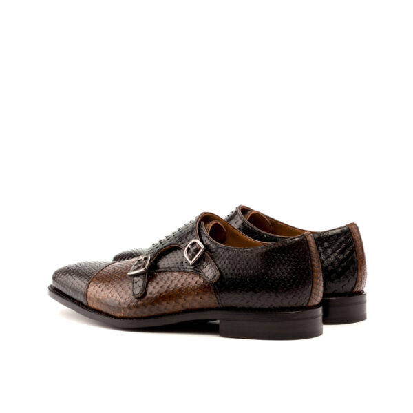  Luxury Handbags by you Brown Double Monk Shoe, view 2