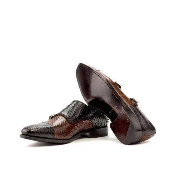  Luxury Handbags by you Brown Double Monk Shoe, view 3
