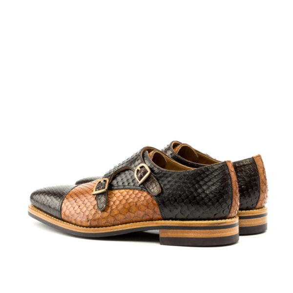  Luxury Handbags by you Brown Double Monk Shoe, view 2