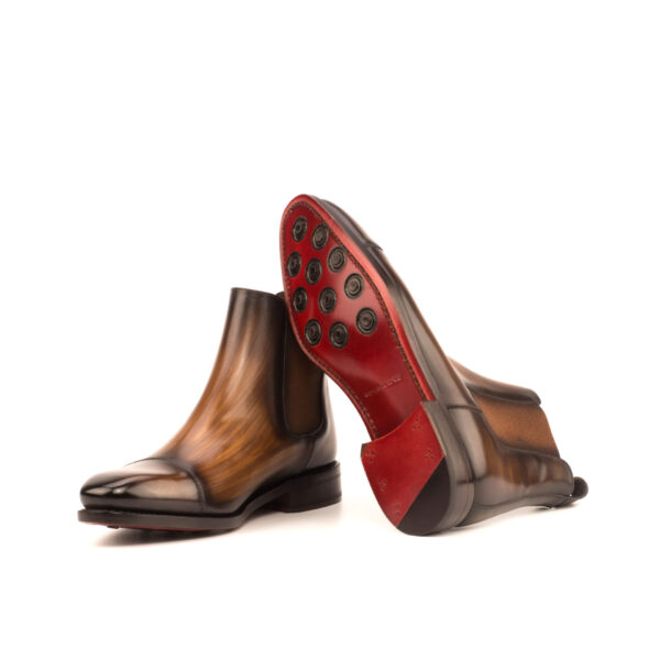  Luxury Handbags by you Hand Made Patina Chelsea Boot Classic Shoe, view 3