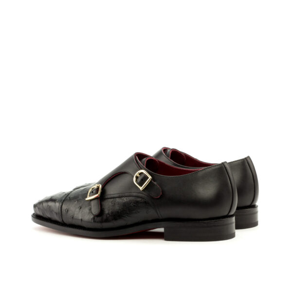  Luxury Handbags by you Black Double Monk Shoe, view 2