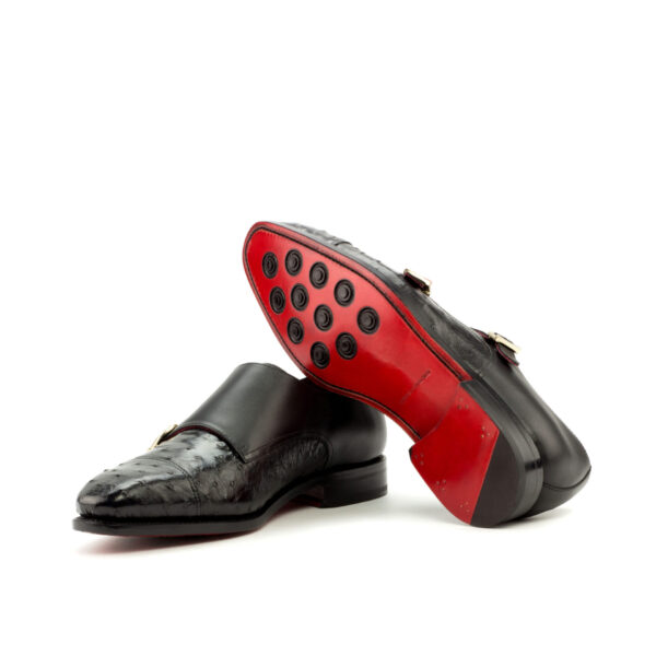  Luxury Handbags by you Black Double Monk Shoe, view 3