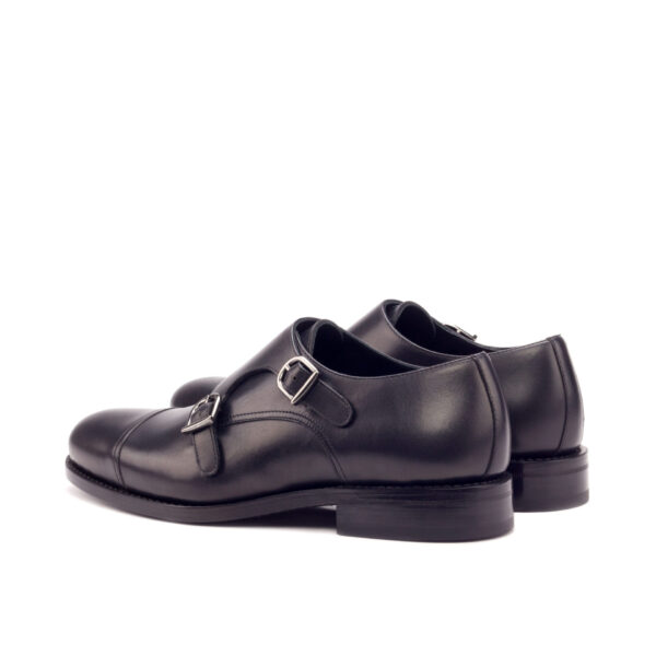  Luxury Handbags by you Black Double Monk Shoe, view 2