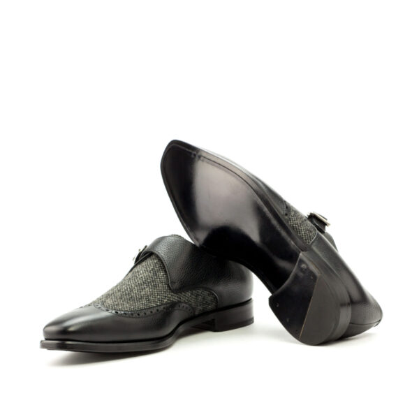  Luxury Handbags by you Gray Single Monk Shoe, view 3