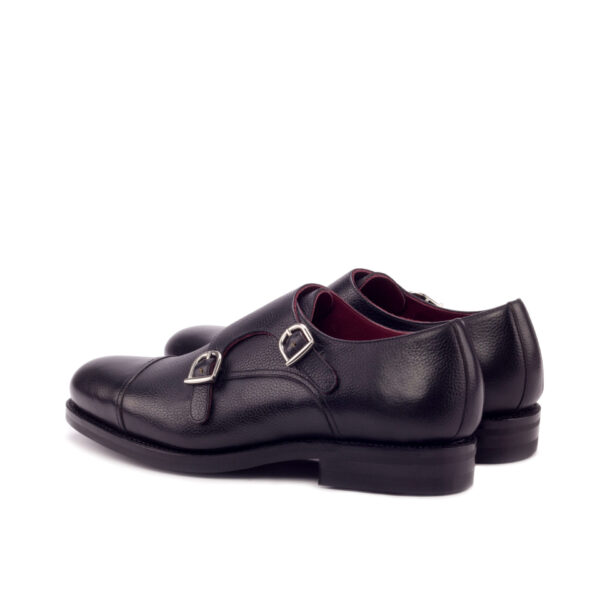  Luxury Handbags by you Black Double Monk Shoe, view 2