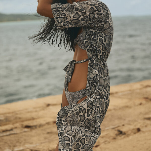 Verdelimon Valdivia swimwear cover up, view 2