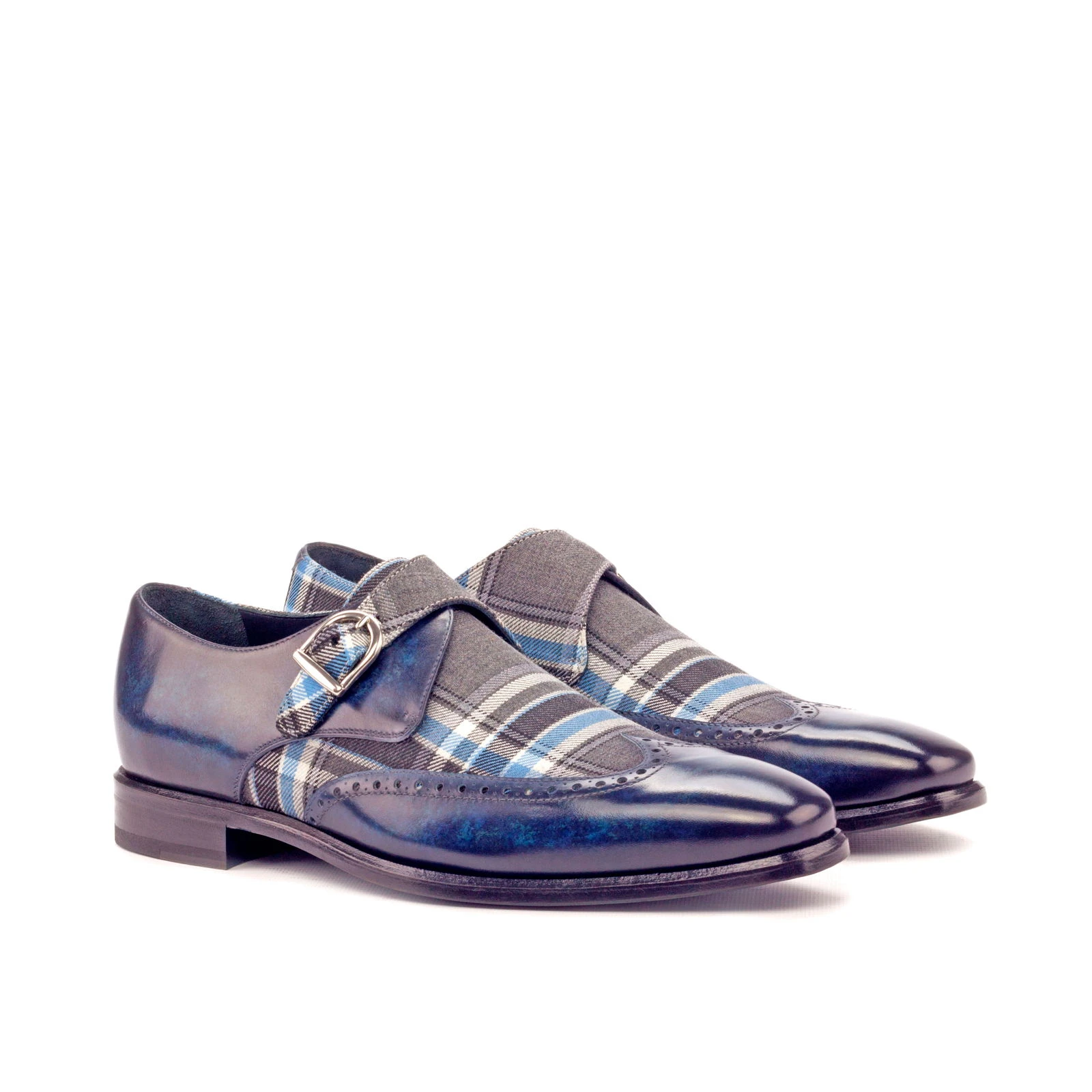 Gray Single Monk Shoe Gray Single Monk Shoe