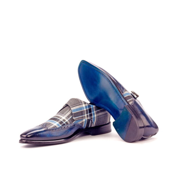 Luxury Handbags by you Gray Single Monk Shoe, view 3