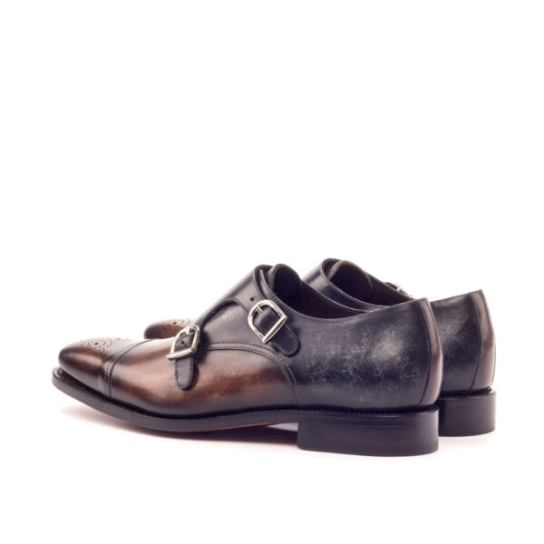  Luxury Handbags by you Gray Double Monk Shoe, view 2