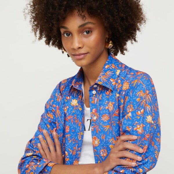 Patou Printed shirt in organic cotton, view 3