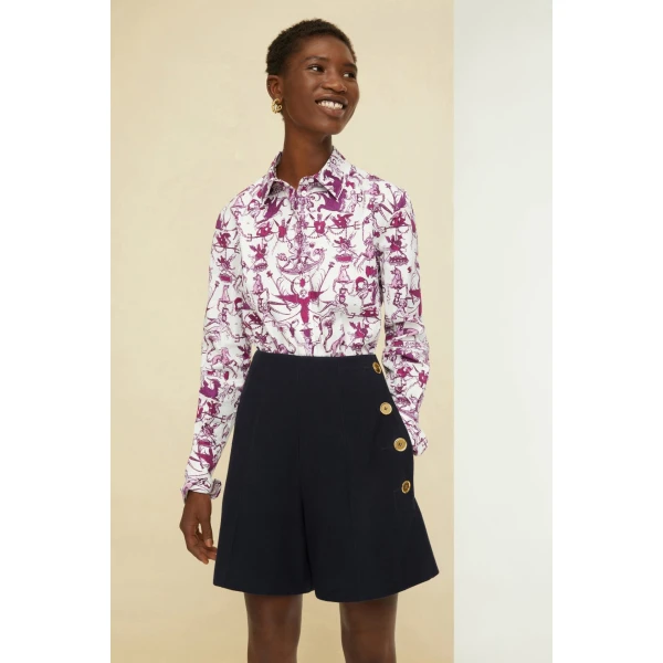 Draped silk blouse Clothing blouse Luxury Shoes 