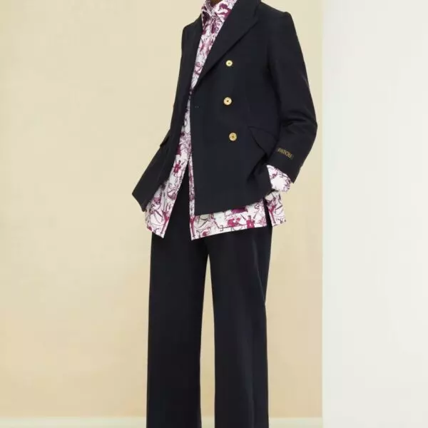Patou Stories and Tales print cotton shirt, view 4