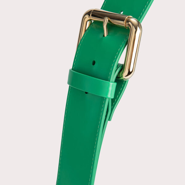 By Far Carol super green semi patent leather bag, view 7