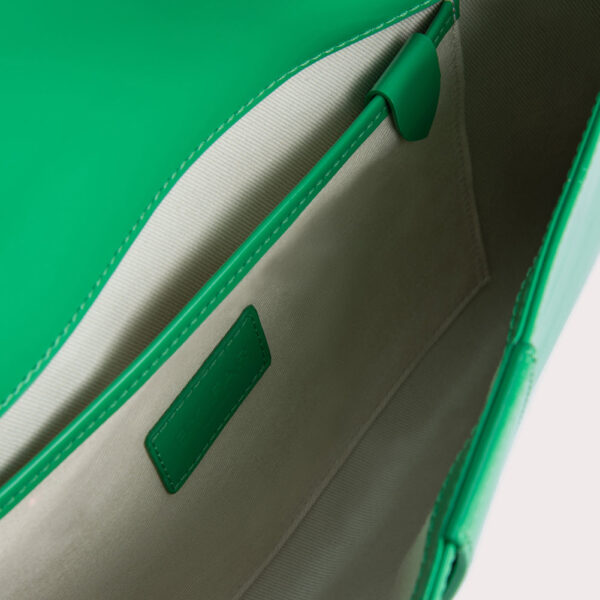 By Far Carol super green semi patent leather bag, view 5