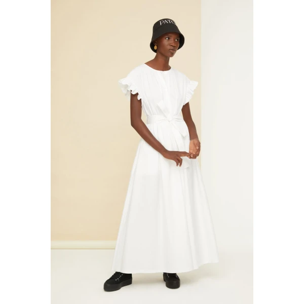 Belted cotton shirt dress Clothing dress Luxury Shoes 
