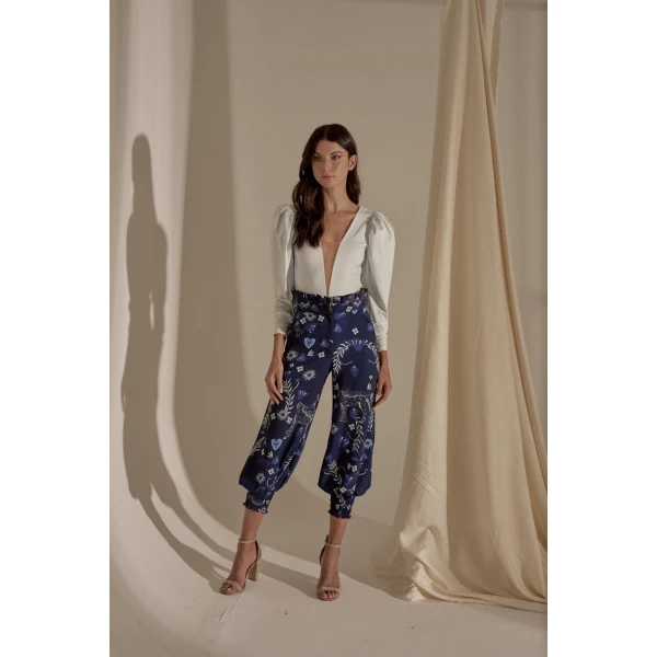 Kaira light blue blouse Clothing blouse Luxury Shoes 