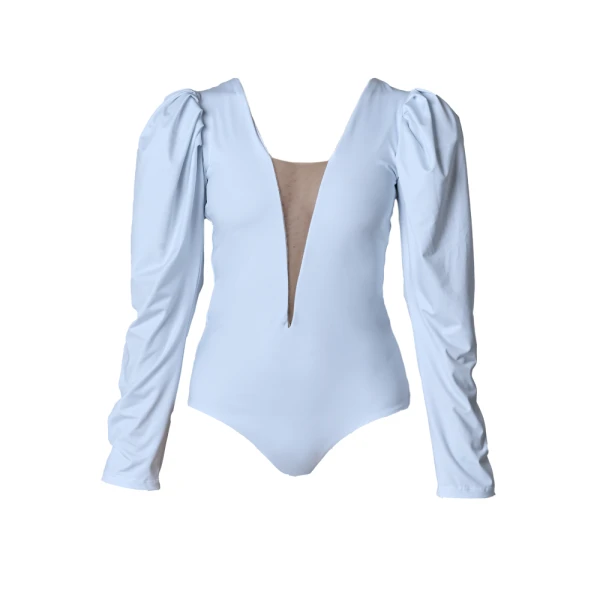 Kaira light blue blouse Clothing blouse Luxury Shoes 