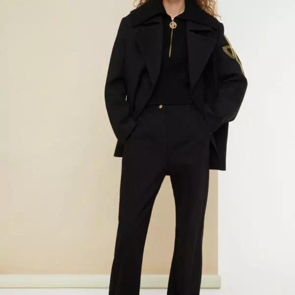 Patou Double breasted coat, view 3