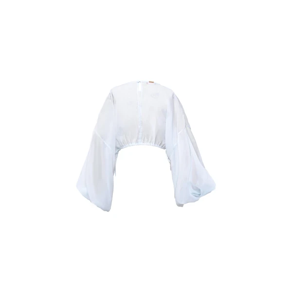 Kaira light blue blouse Clothing blouse Luxury Shoes 