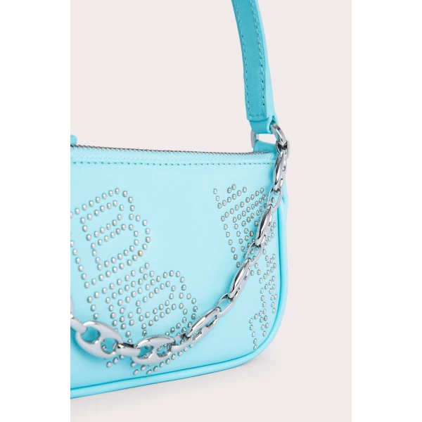Mini rachel baby blue stud leather bag Bags bag Luxury Shoes 