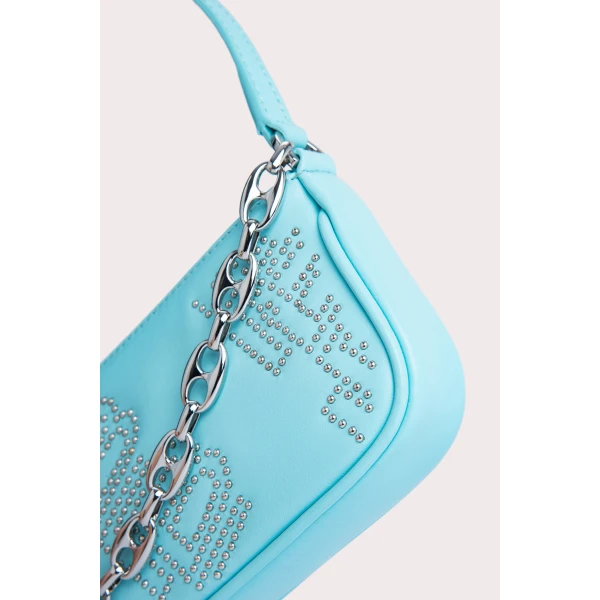 Mini rachel baby blue stud leather bag Bags bag Luxury Shoes 