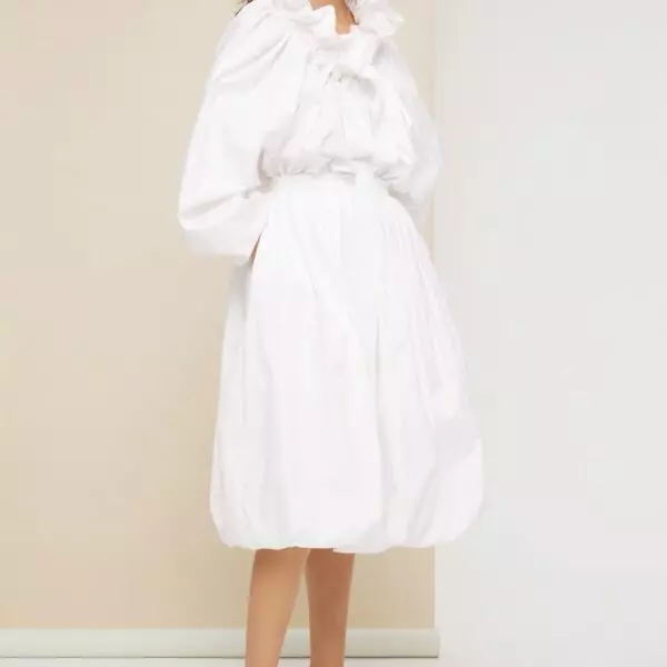 Patou Ruffled high neck blouse, view 3
