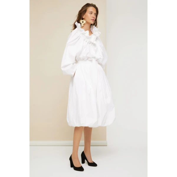 Belted cotton shirt dress Clothing dress Luxury Shoes 