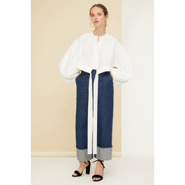 Draped silk blouse Clothing blouse Luxury Shoes 