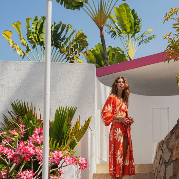 Verdelimon Jamaica Margaritas swimwear cover up, view 3