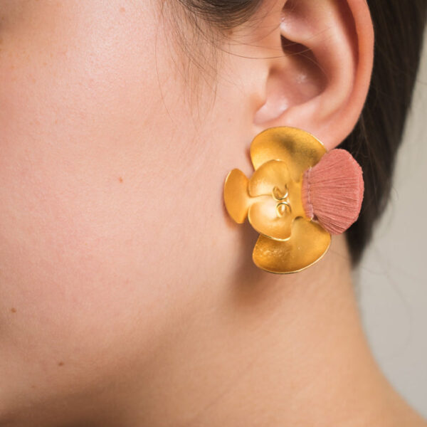 Vattea Tuaba salmon earrings, view 2