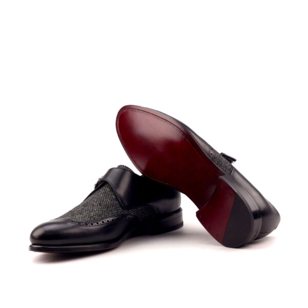  Luxury Handbags by you Gray Single Monk Shoe, view 3