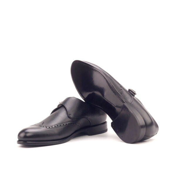  Luxury Handbags by you Black Single Monk Shoe, view 3