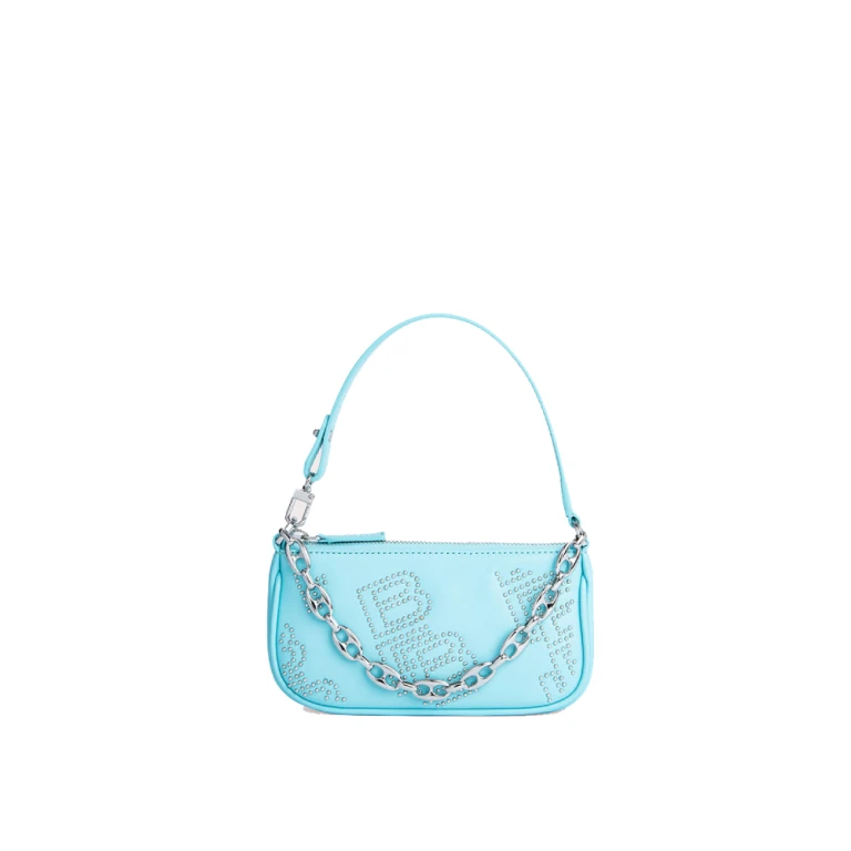 Mini rachel baby blue stud leather bag Bags bag Luxury Shoes 