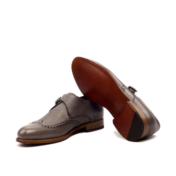 Luxury Handbags by you Gray Single Monk Shoe, view 3