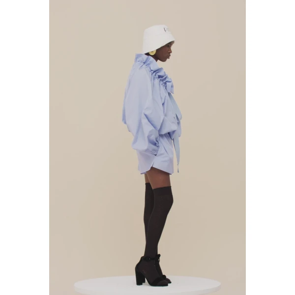 Draped silk blouse Clothing blouse Luxury Shoes 