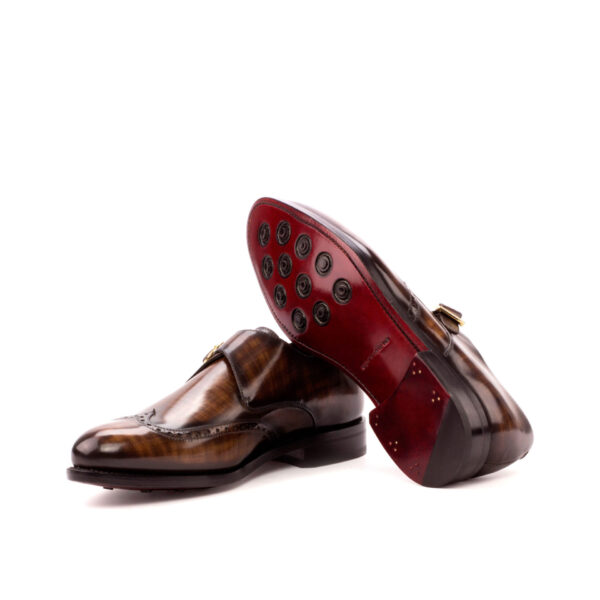  Luxury Handbags by you Brown Single Monk Shoe, view 3