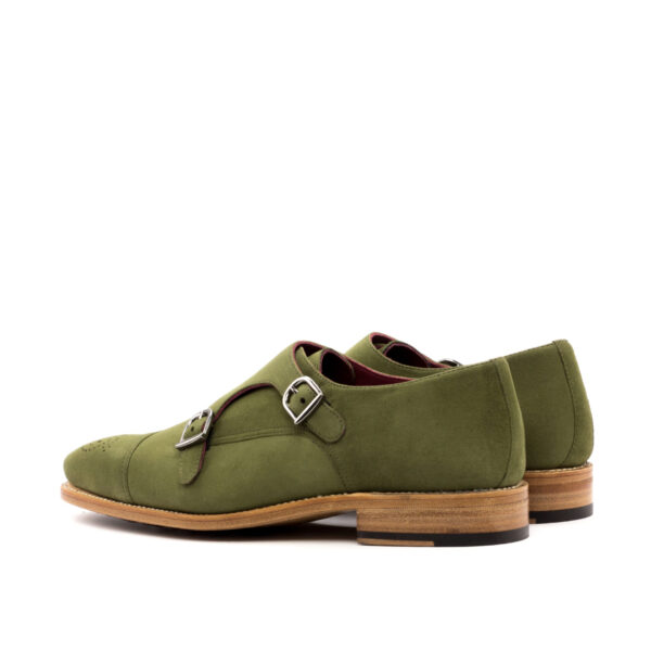  Luxury Handbags by you Green Double Monk Shoe, view 2
